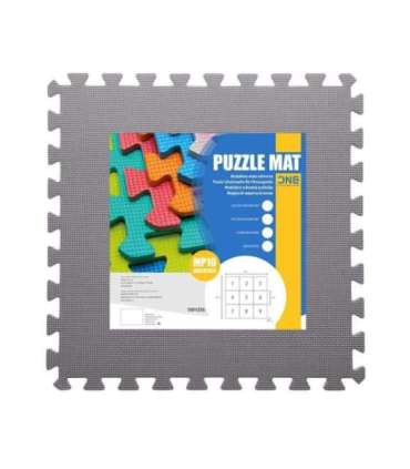 MP10 MULTIPACK L. GRAY-BLUE- D.GRAY PUZZLE PROTECTIVE MAT 60x60x1.0 CM (9 PCS. SET) ONE FITNESS