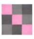 MP10 MULTIPACK L. GRAY-PINK- D.GRAY PUZZLE PROTECTIVE MAT 60x60x1.0 CM (9 PCS. SET) ONE FITNESS