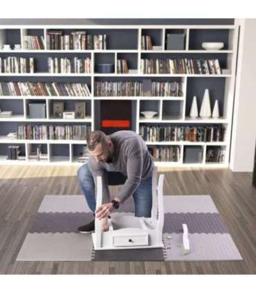 MP12 MULTIPACK L. GRAY PUZZLE MAT FOR GYM EQUIPMENT HMS PREMIUM