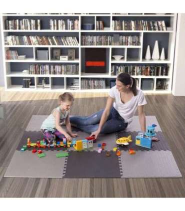 MP12 MULTIPACK L. GRAY PUZZLE MAT FOR GYM EQUIPMENT HMS PREMIUM