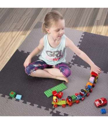 MP12 MULTIPACK L. GRAY PUZZLE MAT FOR GYM EQUIPMENT HMS PREMIUM