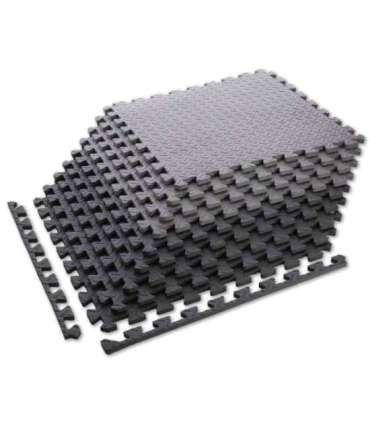 MP12 MULTIPACK D. GRAY PUZZLE MAT FOR GYM EQUIPMENT (9PCS) HMS PREMIUM