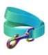 WAUDOG gradient nylon dog leash, 20 mm wide, 122 cm long blue