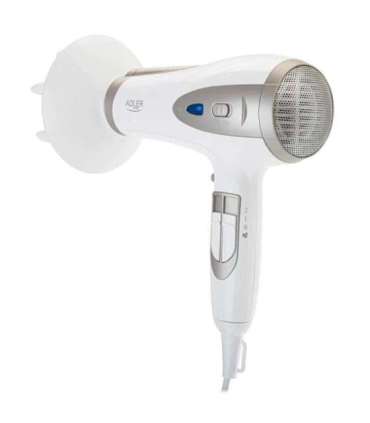 ADLER AD 2248WC HAIR DRYER, WHITE AND CHAMPAGNE