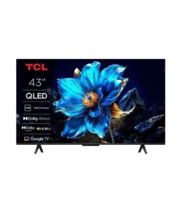 TCL T69C 43T69C TV 109.2 cm (43") 4K Ultra HD Smart TV Wi-Fi Metallic 350 cd/m²
