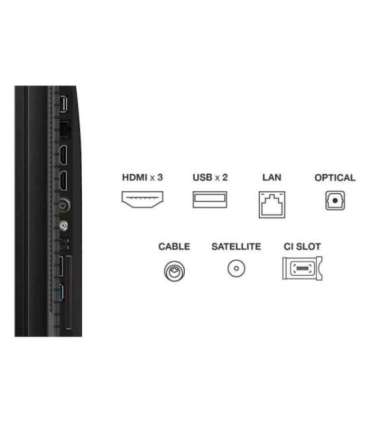 TCL T69C 43T69C TV 109.2 cm (43") 4K Ultra HD Smart TV Wi-Fi Metallic 350 cd/m²