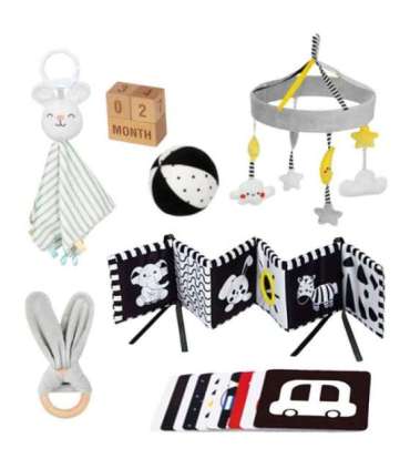 WOOPIE GREEN Pudełko XXL Montessori Sensoryka i Edukacja 7w1 FSC