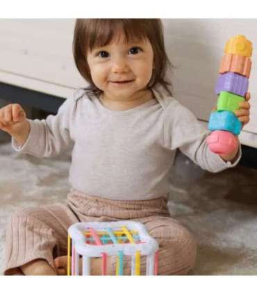 WOOPIE GREEN Pudełko Box 5w1 Montessori Edukacujny 11-12M FSC