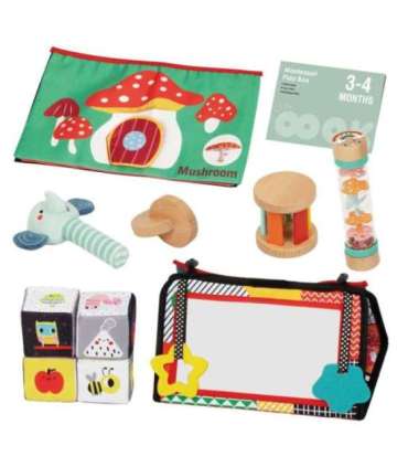 WOOPIE GREEN Pudełko XXL Montessori Sensoryka i Edukacja 6w1 FSC