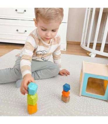 WOOPIE GREEN Box Pudełko XXL Montessori Edukacyjne 7w1 Sensoryczne 31-36 Mies. FSC