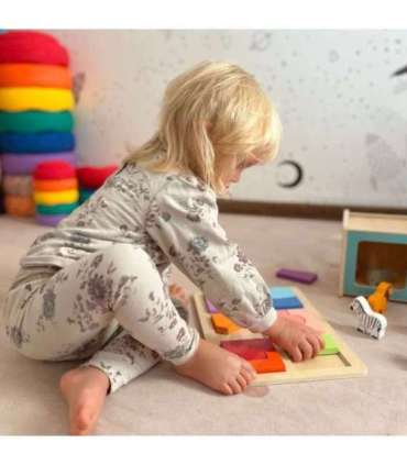 WOOPIE GREEN Box Pudełko XXL Montessori Edukacyjne 7w1 Sensoryczne 31-36 Mies. FSC