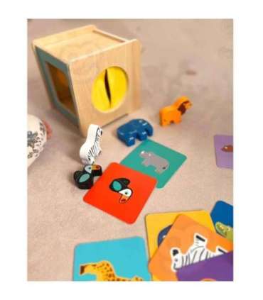 WOOPIE GREEN Box Pudełko XXL Montessori Edukacyjne 7w1 Sensoryczne 31-36 Mies. FSC