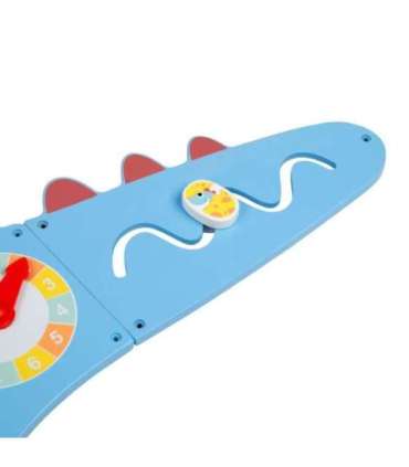 WOOPIE GREEN Drewniana Ścienna Tablica Manipulacyjna Dinozaur Montessori FSC