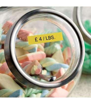 Dymo Schriftband 40918 Black Schwarz Yellow Gelb (S0720730)