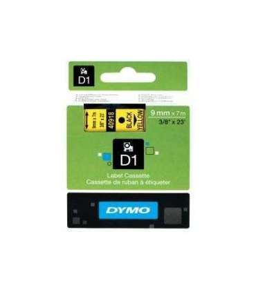 Dymo Schriftband 40918 Black Schwarz Yellow Gelb (S0720730)