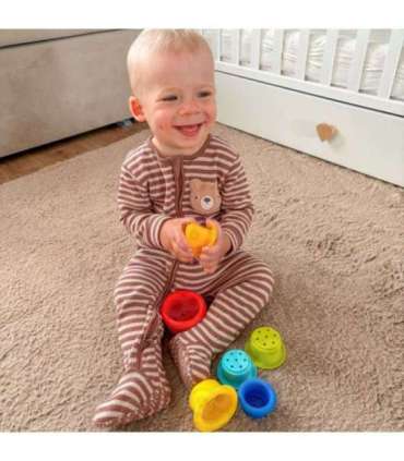 WOOPIE GREEN Pudełko Box 6w1 13-15m Montessori Edukacyjne Sensoryczne FSC