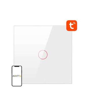 Smart Light Switch WiFi Avatto TS02-EU-W1 1 way TUYA (white)