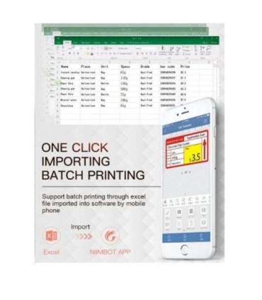 Niimbot B21 S Label Printer, white