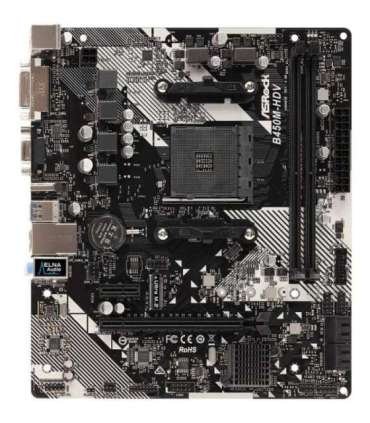 Asrock B450M-HDV R4.0 AMD B450 Socket AM4 micro ATX