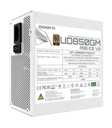 Power Supply|GIGABYTE|UD850GM PG5 ICE?|ATX|PC|100 - 240 V|850 W|GP-UD850GMPG5ICE
