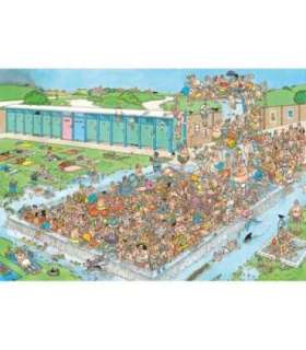 Jumbo Jan van Haasteren Ab in den Pool Pool Pile-Up PileUp 2000 Teile Puzzle (20040)