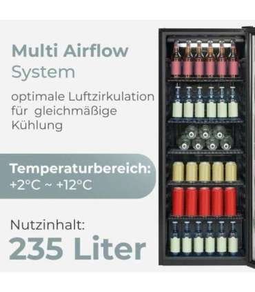 Klaasuksega joogikülmik Bomann KSG7292B