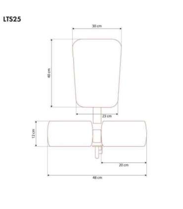 LTS25 TRAINING SEAT WITH THIGH LOCK LAT SEAT HMS