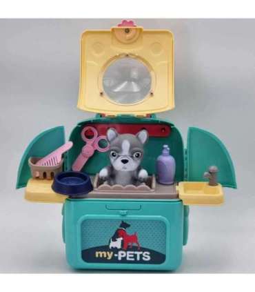 WOOPIE Przenosny Zestaw Pielęgnacyjny Groomer 2w1Pies w Plecaku Transporter