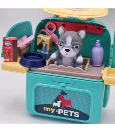 WOOPIE Przenosny Zestaw Pielęgnacyjny Groomer 2w1Pies w Plecaku Transporter