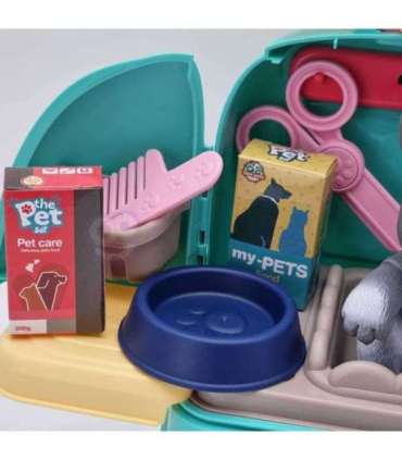 WOOPIE Przenosny Zestaw Pielęgnacyjny Groomer 2w1Pies w Plecaku Transporter