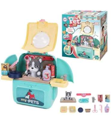 WOOPIE Przenosny Zestaw Pielęgnacyjny Groomer 2w1Pies w Plecaku Transporter