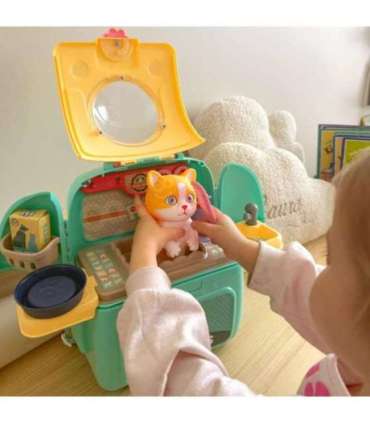 WOOPIE Kotek Przenośny Salon Piękności 2w1 w Plecaku Transporter