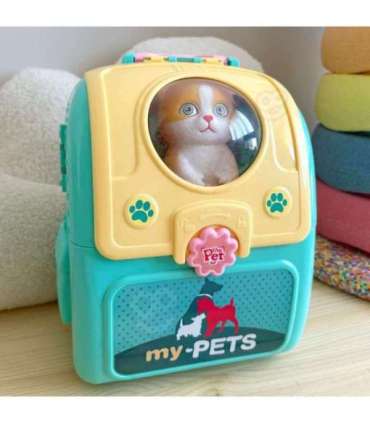 WOOPIE Kotek Przenośny Salon Piękności 2w1 w Plecaku Transporter