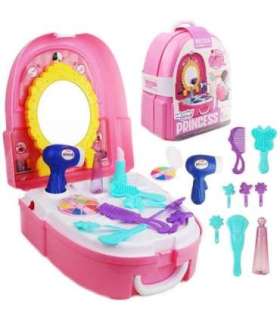WOOPIE Zestaw Małej Księżniczki w Plecaku Toaletka 19 el.