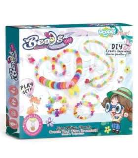 WOOPIE ART&FUN Zestaw do Robienia Biżuterii Bransoletek Wisiorków Pierścionków Nawlekanka