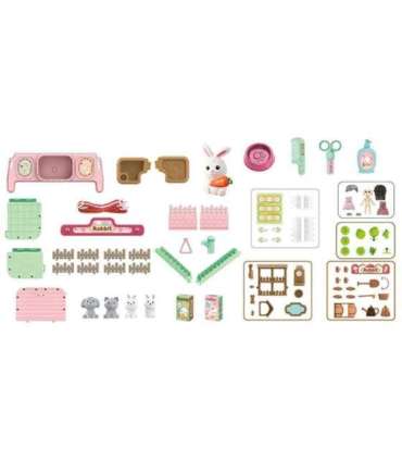 WOOPIE Królik w Plecaku 3w1 Farma Domek Ogródek