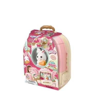 WOOPIE Królik w Plecaku 3w1 Farma Domek Ogródek