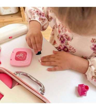 WOOPIE Salon Fryzjerski Kosmetyczka w Kuferku 2w1 43 el.