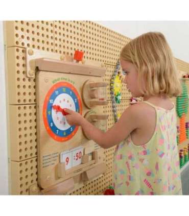 MASTERKIDZ Nauka O Czasie Czytanie Godziny - Tablica Edukacyjna