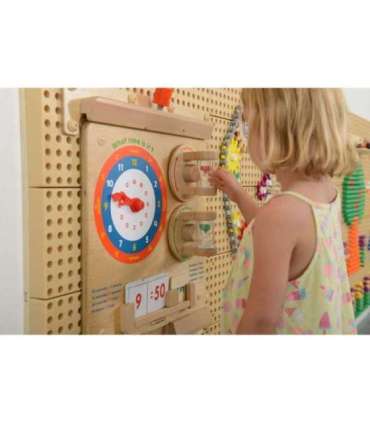 MASTERKIDZ Nauka O Czasie Czytanie Godziny - Tablica Edukacyjna