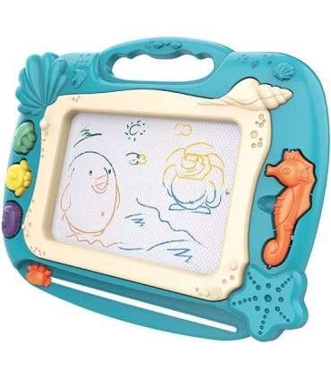 WOOPIE Znikopis Tablica Magnetyczna Kolorowa Stempelki Motyw Oceanu Zielony