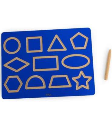 VIGA Tablica Grafomotoryczna Kształty Nauka Pisania