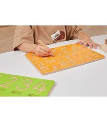 VIGA Tablica Grafomotoryczna Duże Litery Nauka Pisania