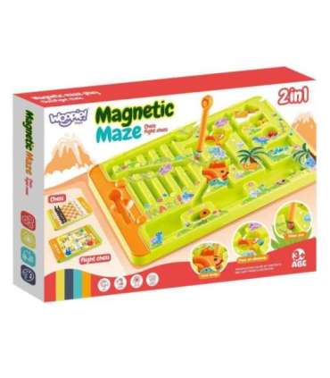 WOOPIE Magnetyczny Labirynt 2w1 Gra Chińczyk