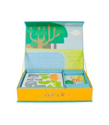 CLASSIC WORLD Układanka Magnetyczna Zwierzęta Tablica Klocki Puzzle Pamięć 60 el.