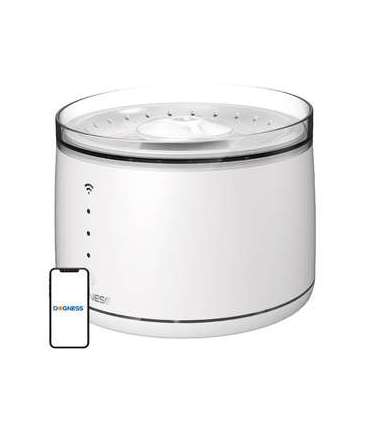 Water Fountain for pets Dogness D07 1,8l (white)
