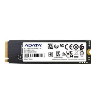 ADATA LEGEND 840 M.2 1 TB PCI Express 4.0 3D NAND NVMe