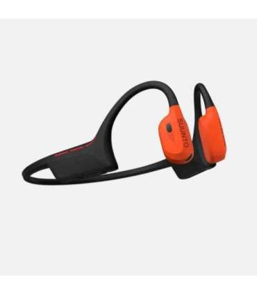 Suunto Wing 2 Coral Orange wireless bone conduction headphones with power bank