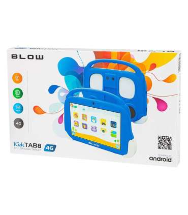 Tablet KidsTAB8 4G BLOW 4/64GB blue + case