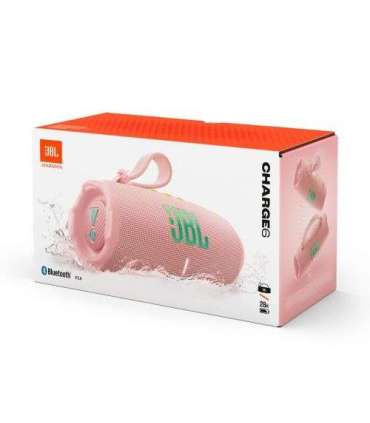 JBL Charge 6 Bluetooth Wireless Speaker Pink EU